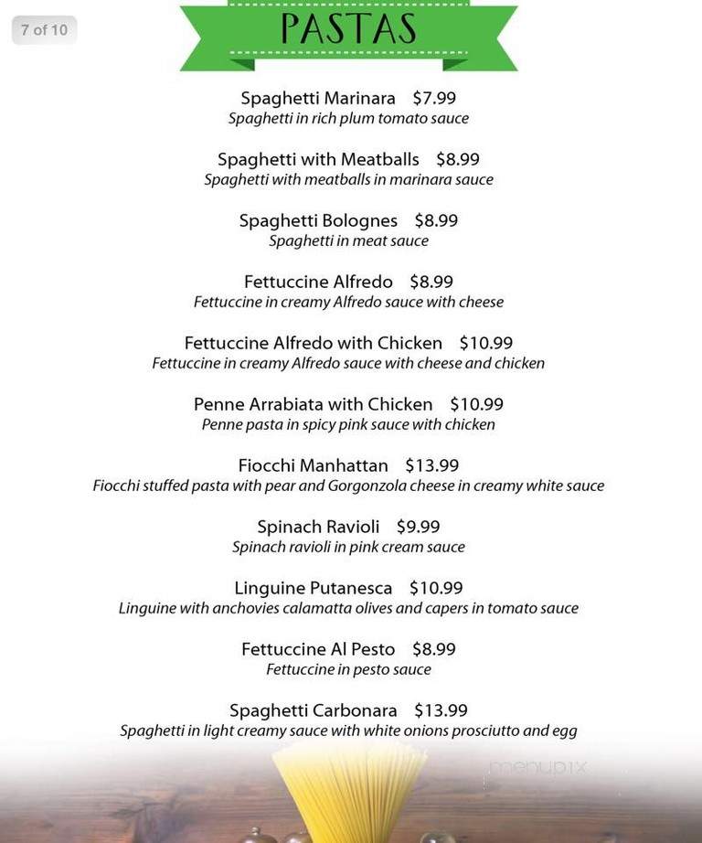 Manhattan Chicago Pizza - Coral Gables, FL menu_pic