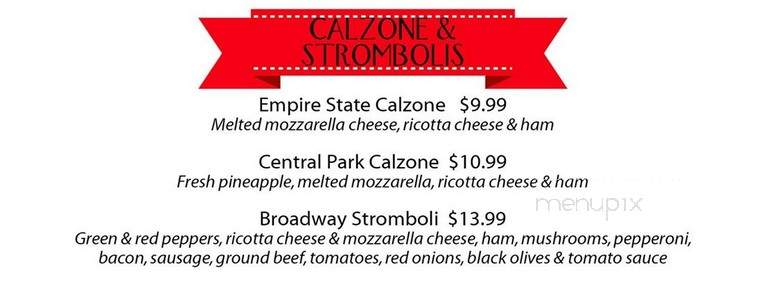 Manhattan Chicago Pizza - Coral Gables, FL menu_pic