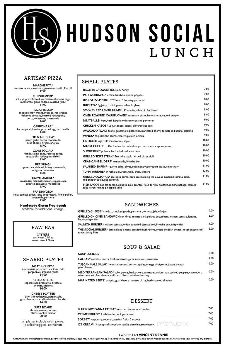 Hudson grille - Stamford, CT menu_pic
