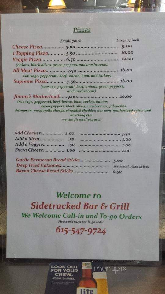Jimmy's Bar & Grill - Lebanon, TN menu_pic