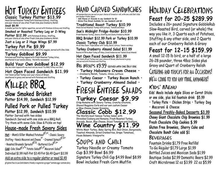 Gobble Restaurant - Woodinville, WA menu_pic