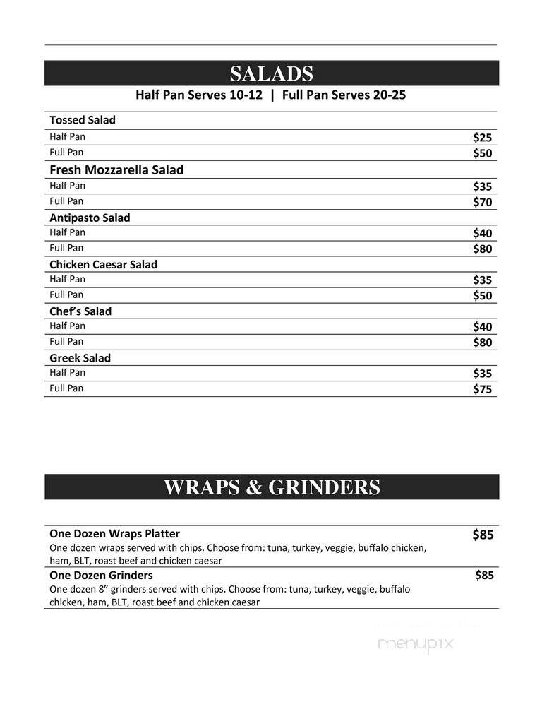Little Mazen Pizza - Simsbury, CT menu_pic