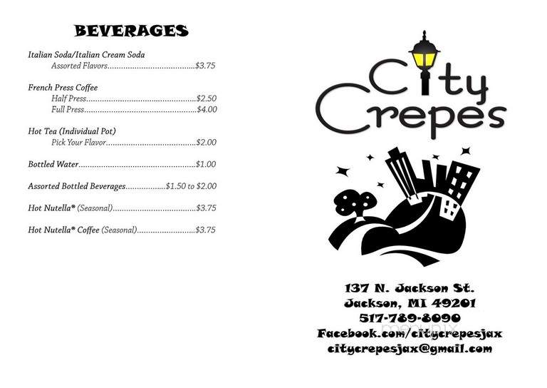 City Crepes - Jackson, MI
