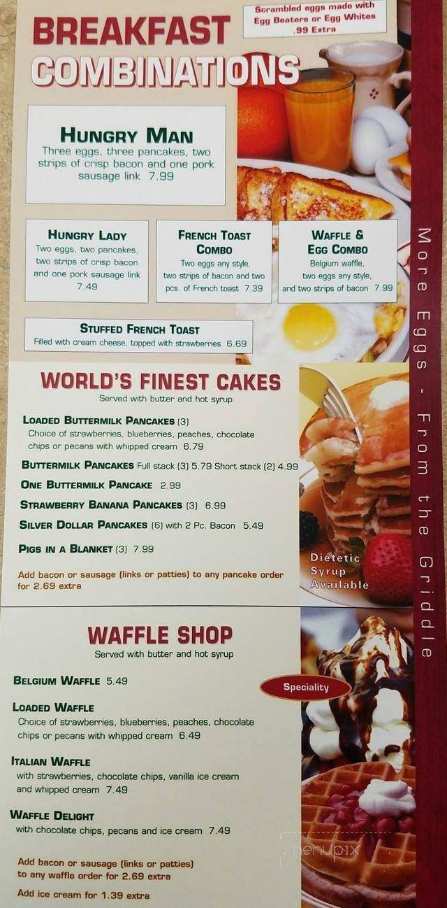 Bartonville Diner - Bartonville, IL menu_pic