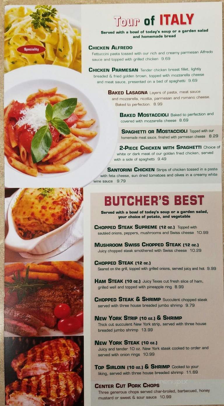 Bartonville Diner - Bartonville, IL menu_pic