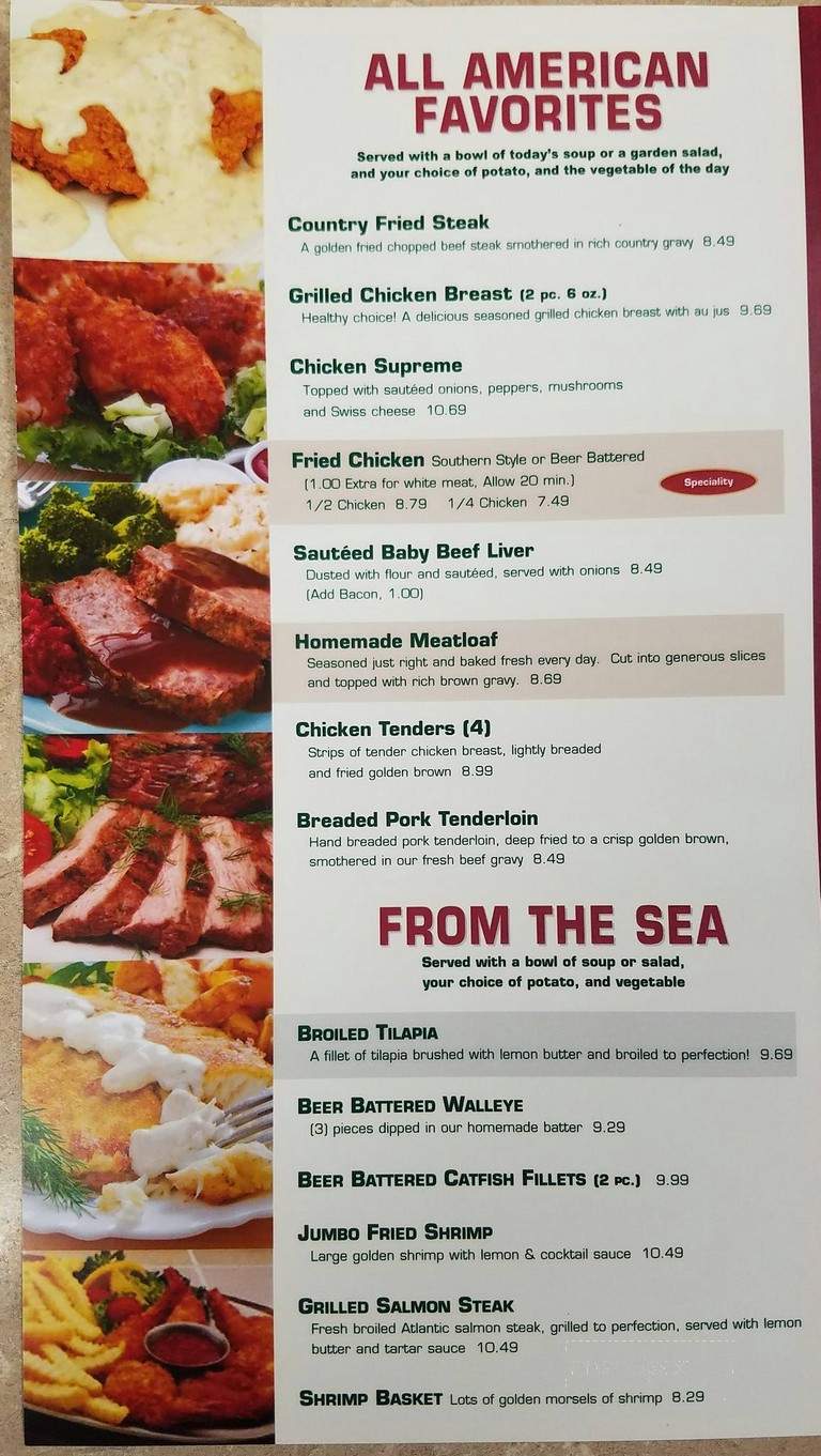 Bartonville Diner - Bartonville, IL menu_pic