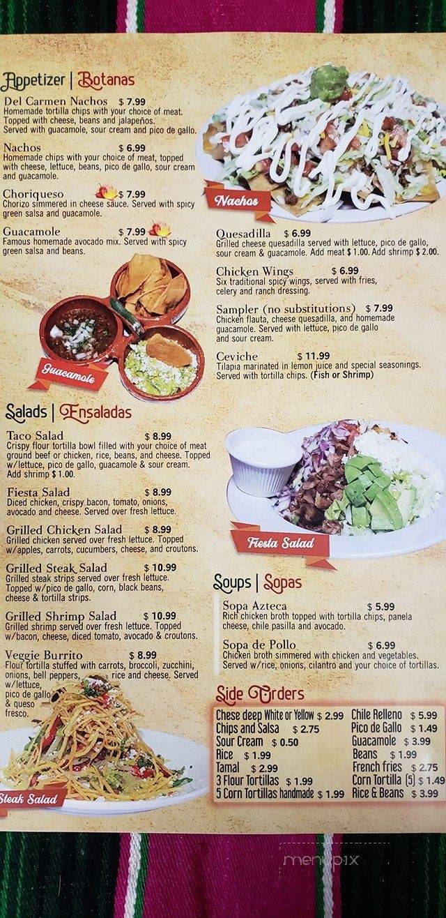 Del Carmen Mexican Store Restaurant - Dade City, FL menu_pic