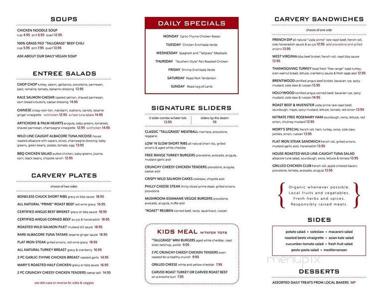 Roast Deli Market - Los Angeles, CA menu_pic