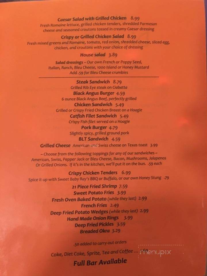 The Diver Down - Golconda, IL menu_pic