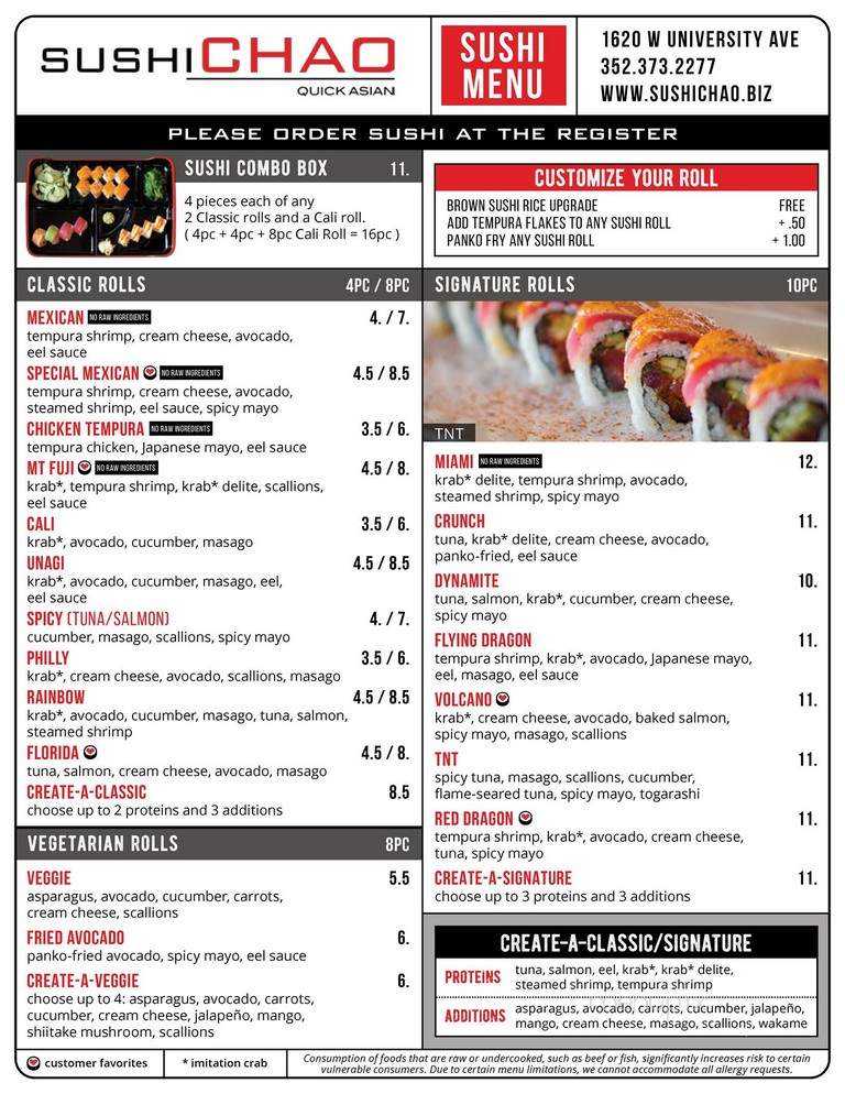 Sushi Chao - Gainesville, FL