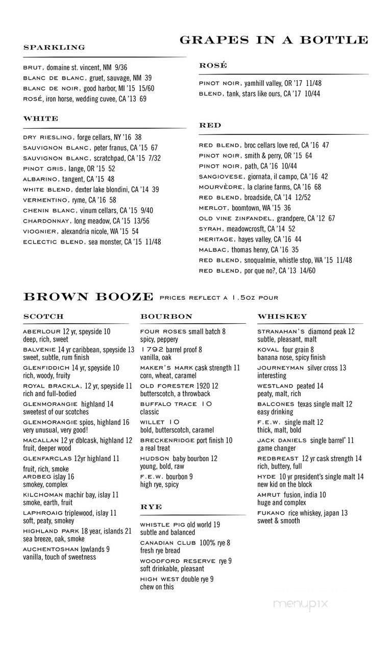 Found Restaurant and Social House - Evanston, IL menu_pic
