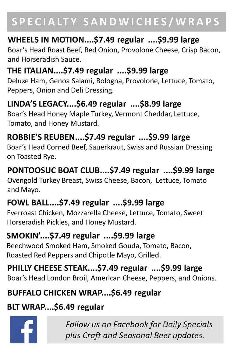 Wheeler's Market - Pittsfield, MA menu_pic