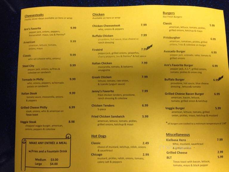 Beyond Philly - Blue Point, NY menu_pic