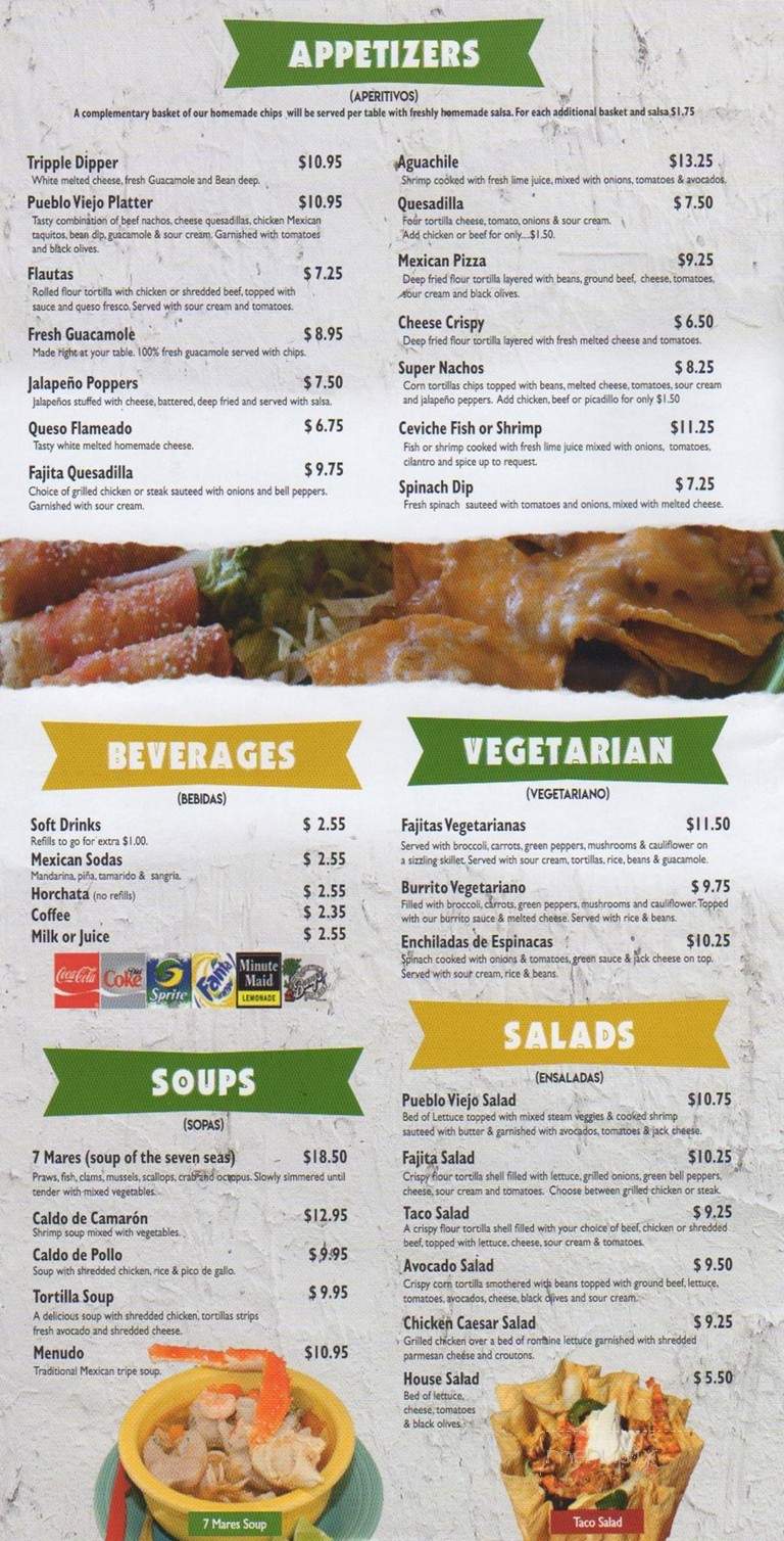 Pueblo Viejo III - Port St Lucie, FL menu_pic
