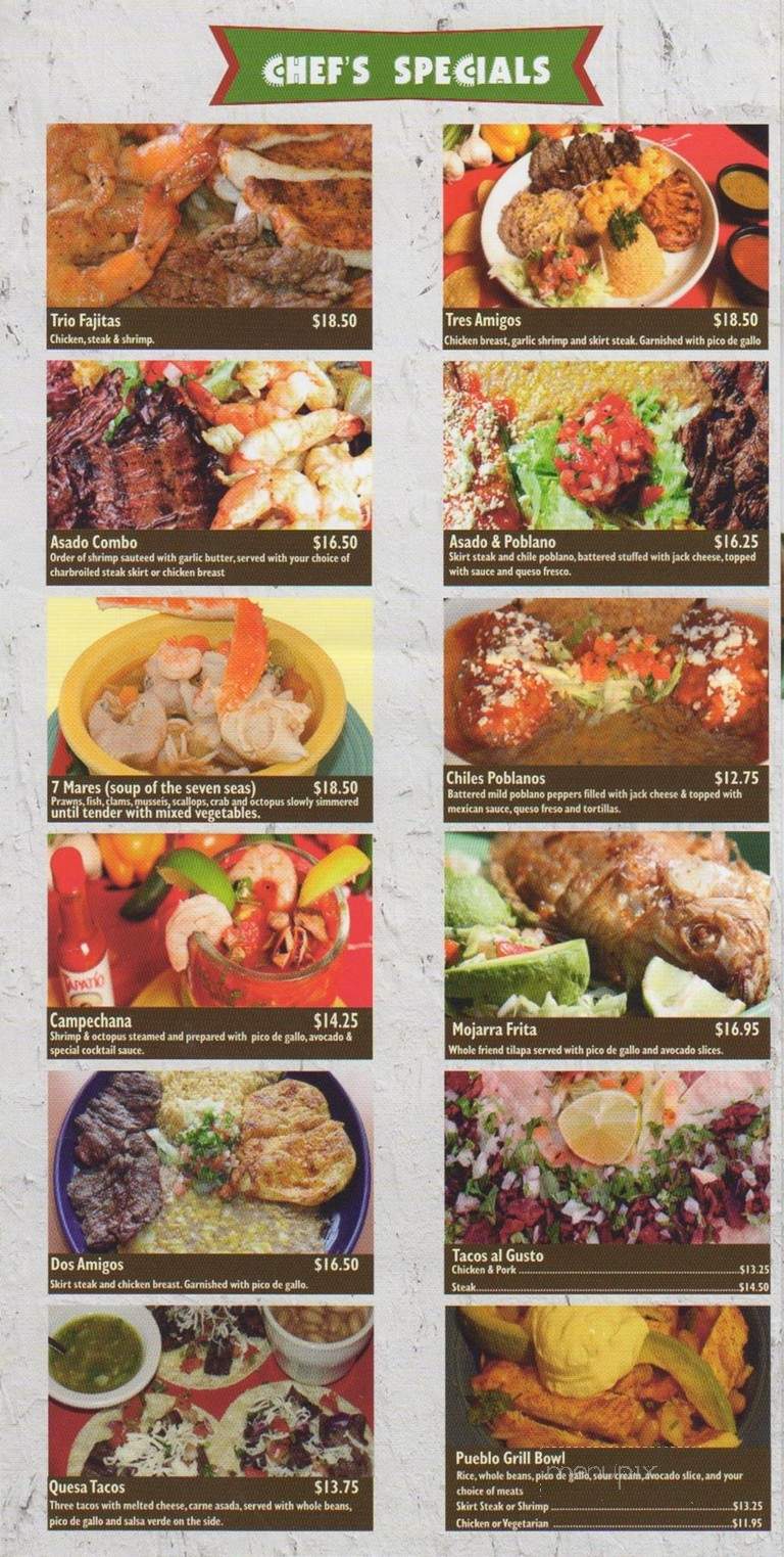 Pueblo Viejo III - Port St Lucie, FL menu_pic