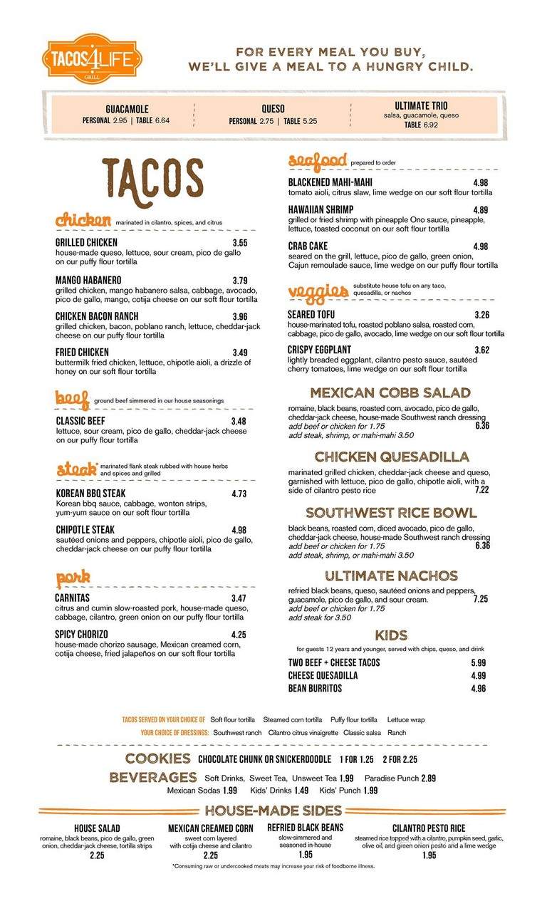 Taco Johns - Jonesboro, AR menu_pic