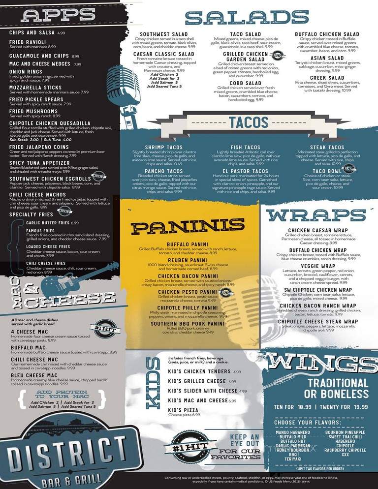 District bar and grill - Rockford, IL