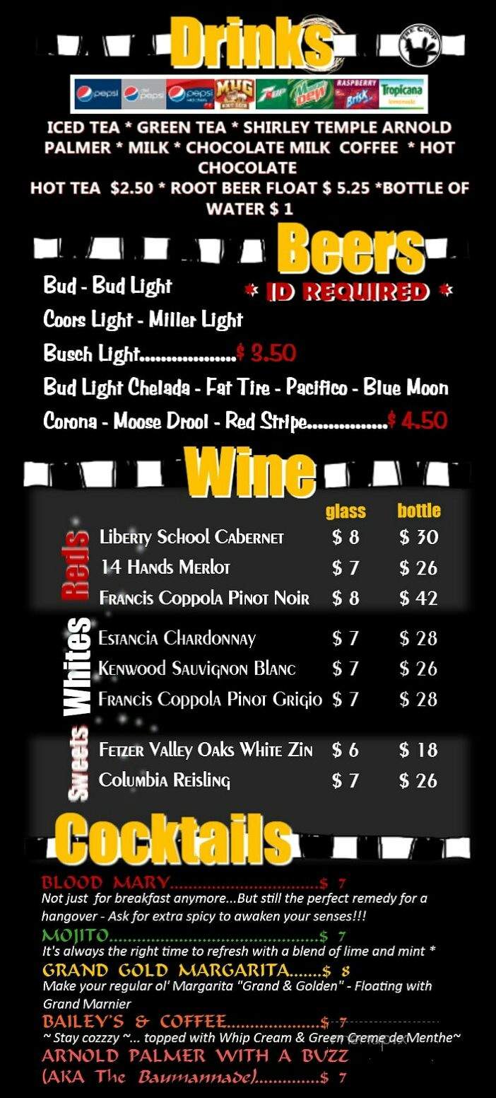 The Coop - Gillette, WY menu_pic