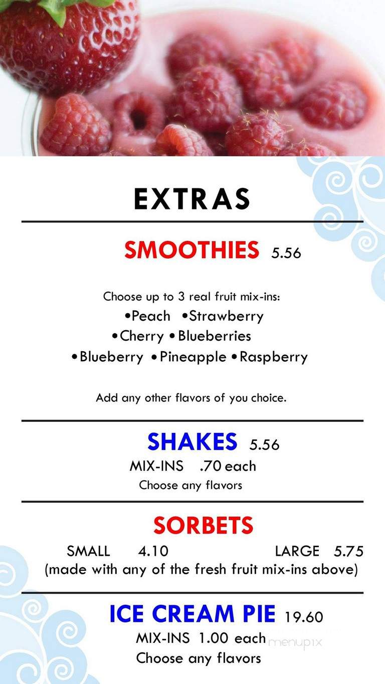 Sub Zero Ice Cream - Simi Valley, CA menu_pic