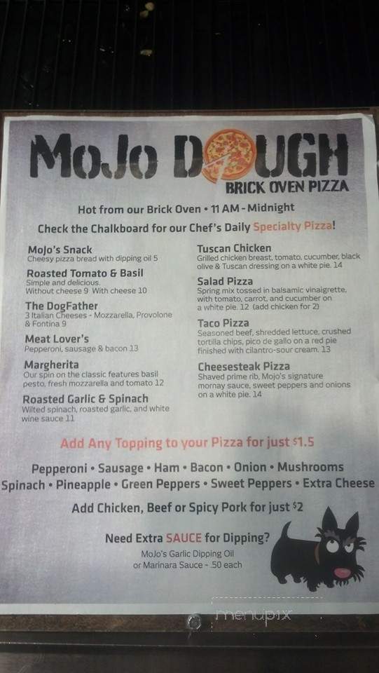 Mojo's Urban Eatery - Salisbury, MD menu_pic