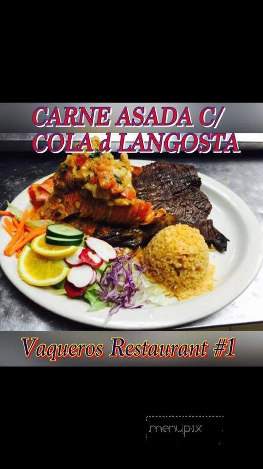 Vaqueros - Northlake, IL menu_pic