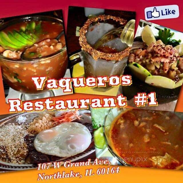 Vaqueros - Northlake, IL menu_pic