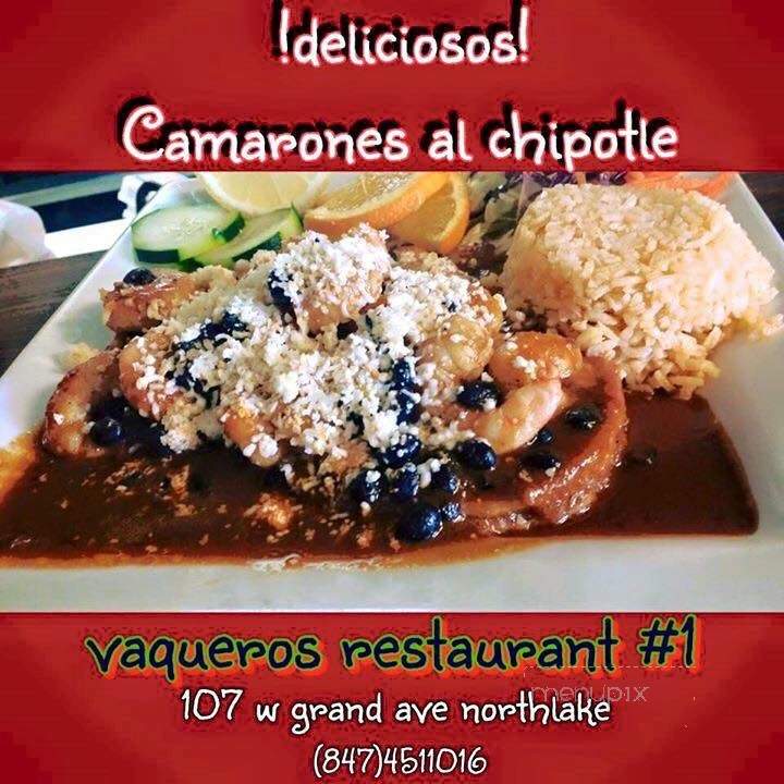 Vaqueros - Northlake, IL menu_pic