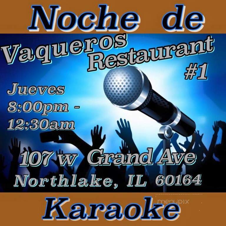 Vaqueros - Northlake, IL menu_pic
