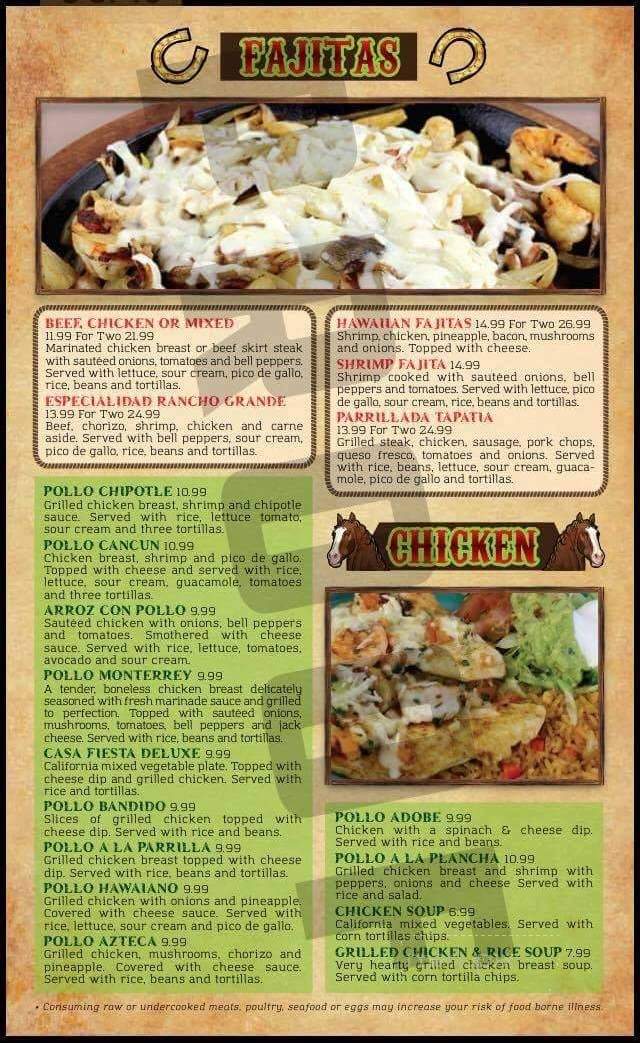 Rancho Grande - Cold Spring, KY menu_pic