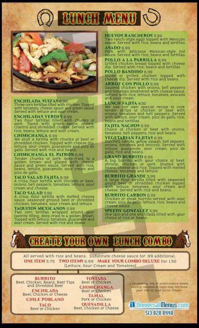 Rancho Grande - Cold Spring, KY menu_pic