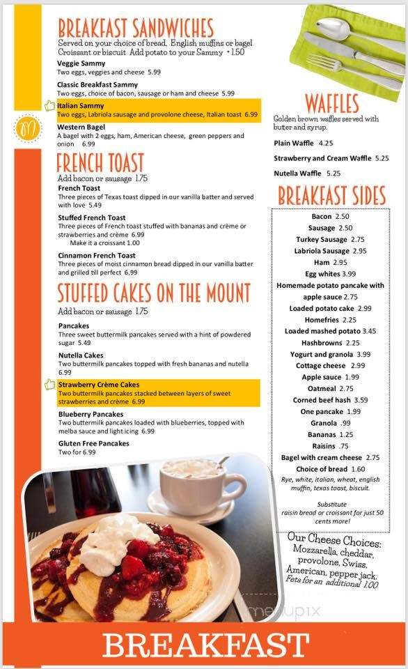 Micro Diner - Pittsburgh, PA menu_pic