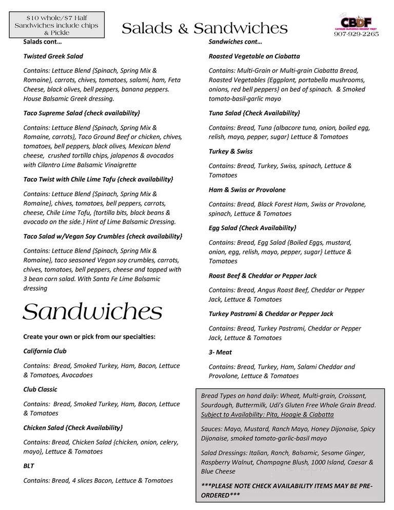 Dessert First - Anchorage, AK menu_pic