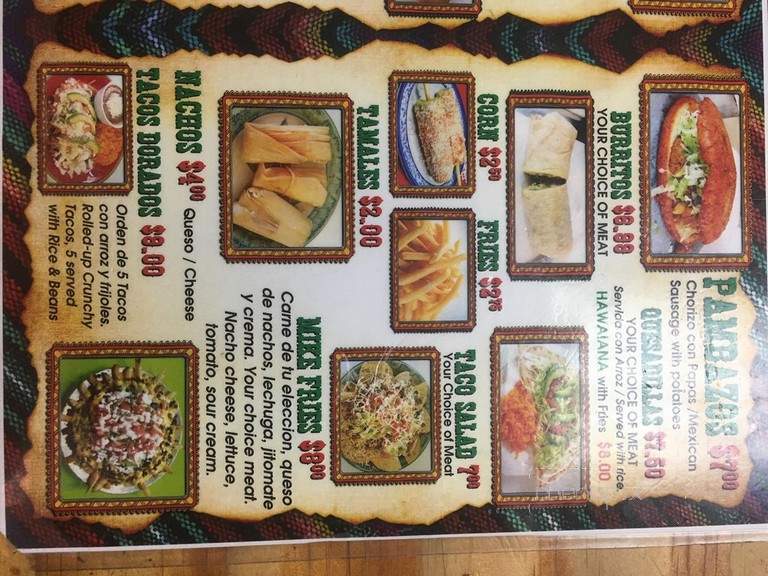 Taquera and Tienda Morelos - Indianapolis, IN menu_pic