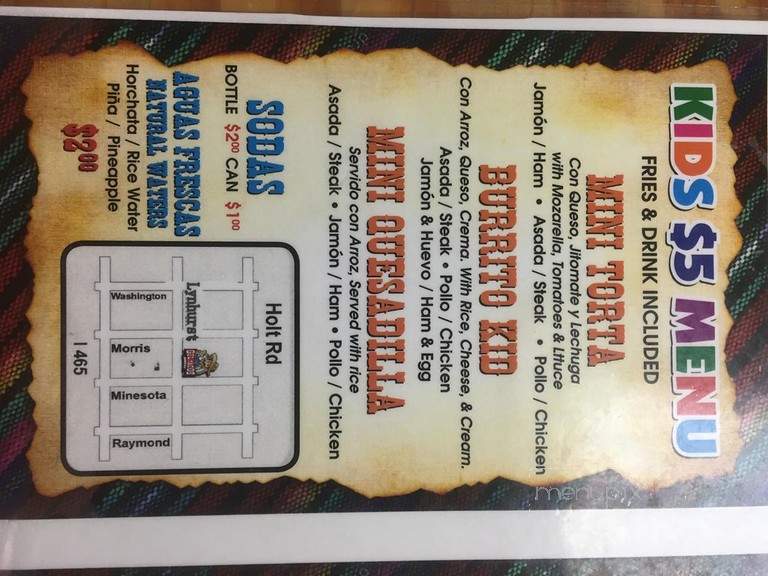Taquera and Tienda Morelos - Indianapolis, IN menu_pic