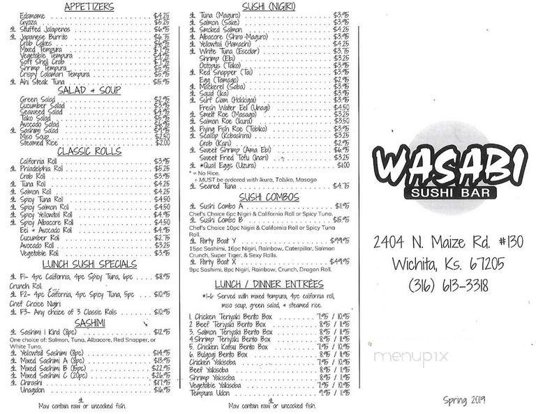 Wasabi Sushi Bar - West Location - Wichita, KS