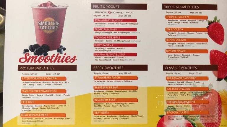 Red Mango - Brownsville, TX menu_pic