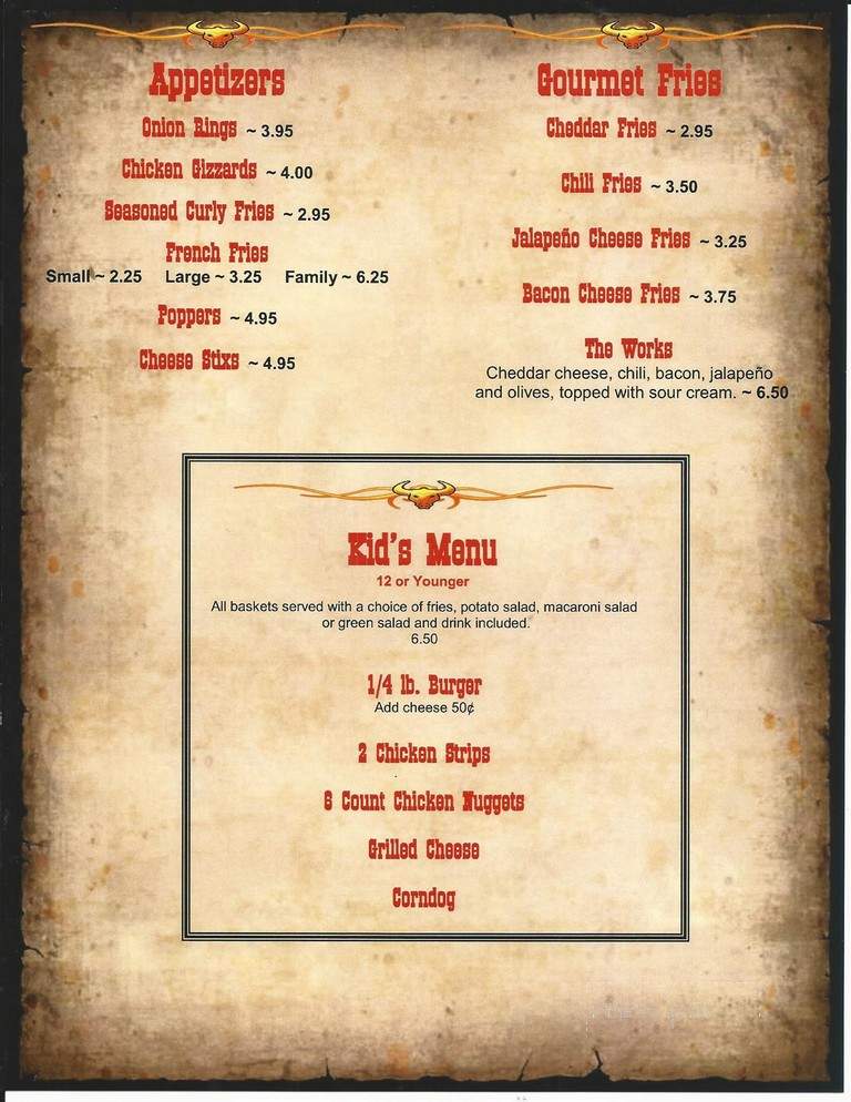 Creekside Gas & Grill - Sutherlin, OR menu_pic