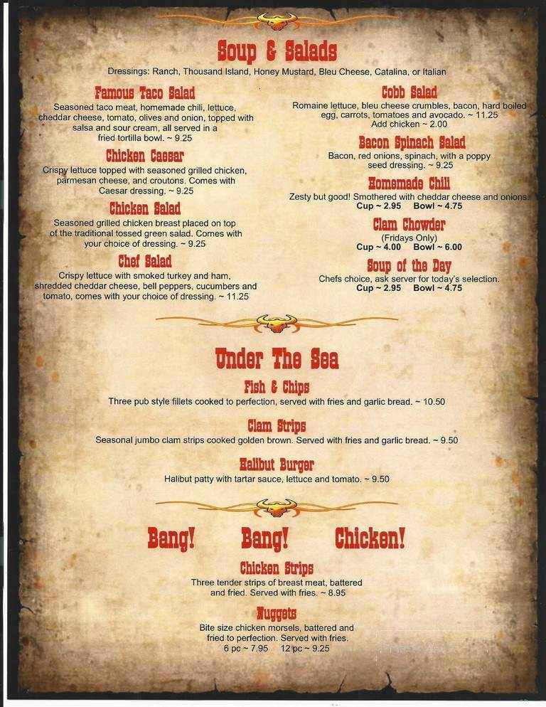 Creekside Gas & Grill - Sutherlin, OR menu_pic