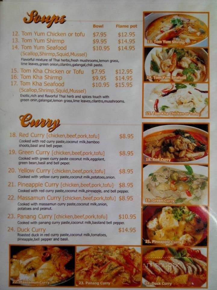 Thai Orchard Restaurant - Port Orchard, WA menu_pic