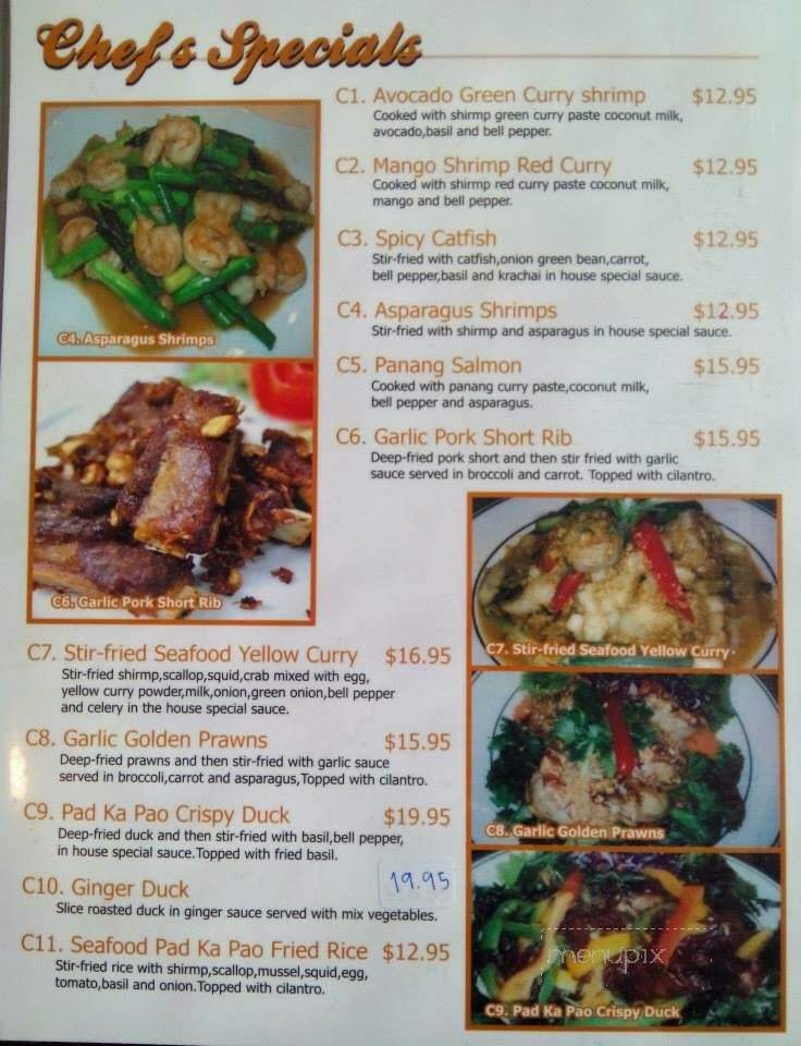 Thai Orchard Restaurant - Port Orchard, WA menu_pic