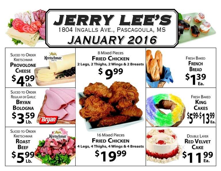 Jerry Lee's Deli Bakery - Gautier, MS