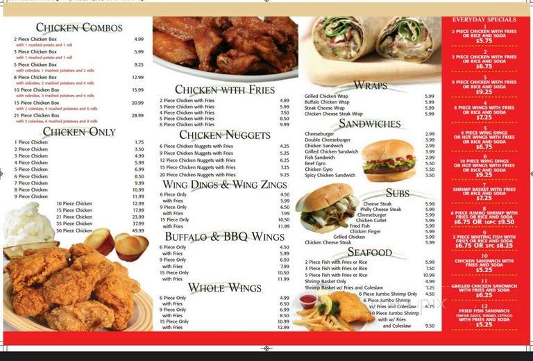 Crown Fried Chicken - Lynn, MA menu_pic
