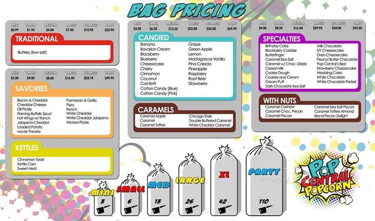 Pop Family Popcorn - Beaumont, TX menu_pic