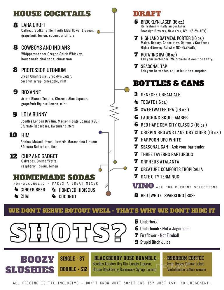 Joystick Gamebar - Atlanta, GA menu_pic