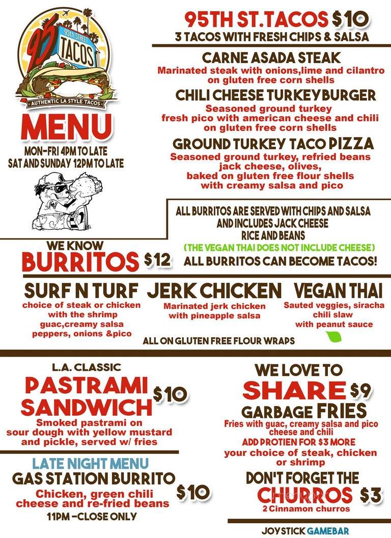 Joystick Gamebar - Atlanta, GA menu_pic
