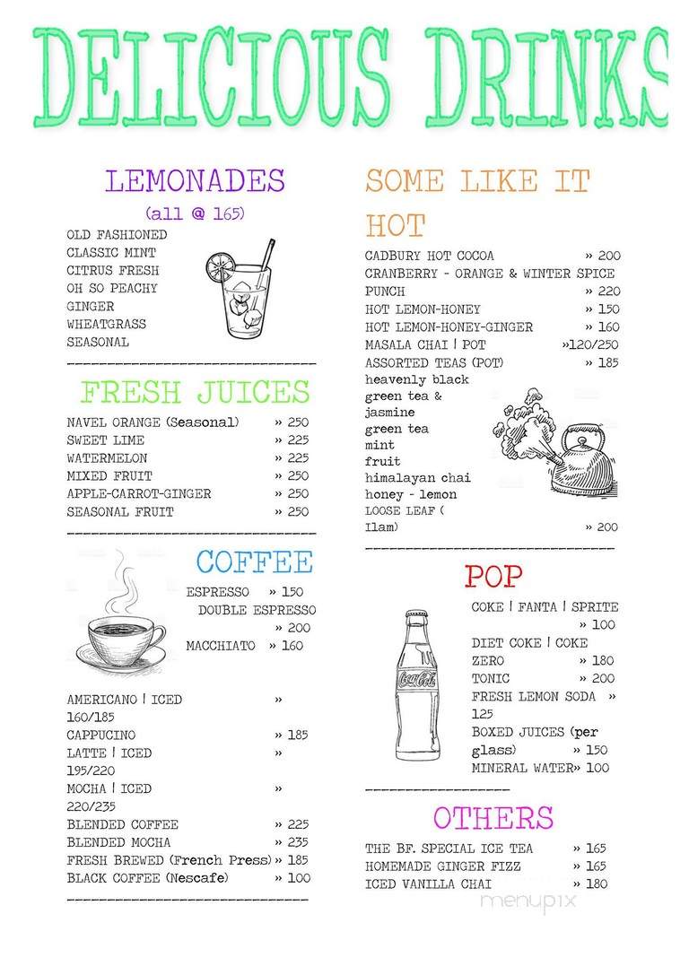 The Bent Fork - Greenville, PA menu_pic