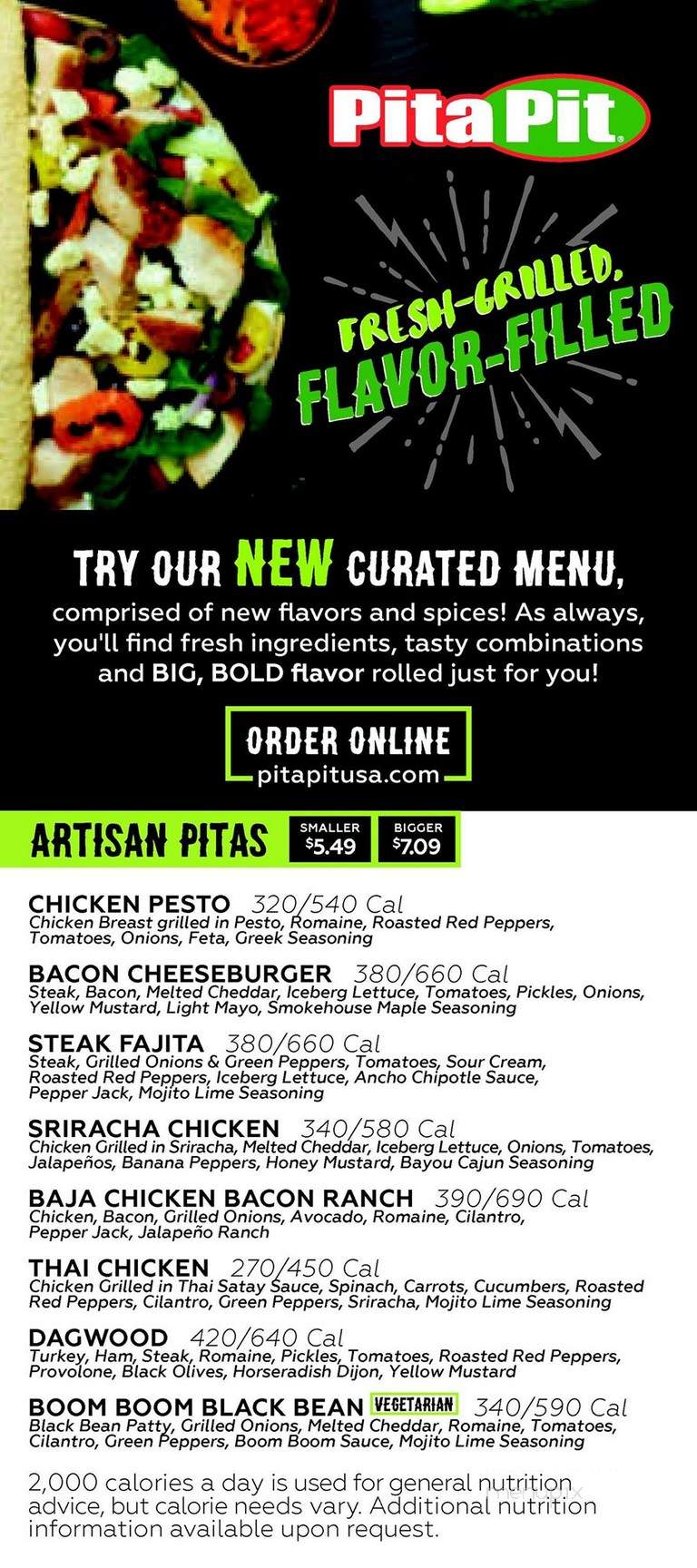 Pita Pit - Wichita, KS menu_pic
