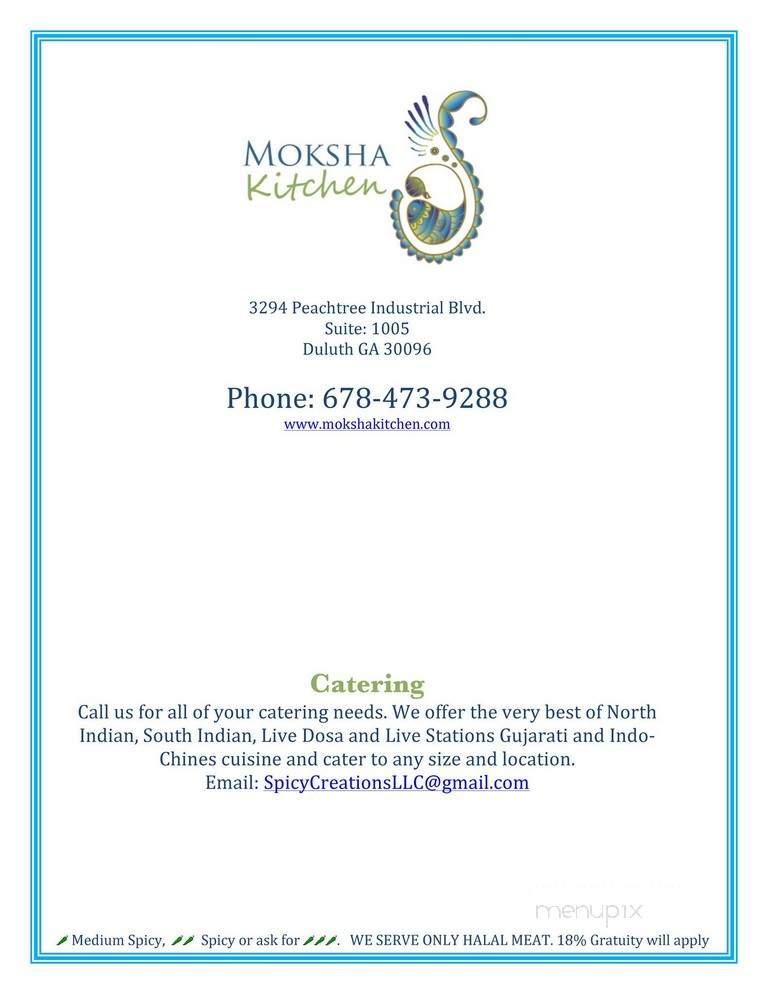 Moksha Kitchen - Duluth, GA