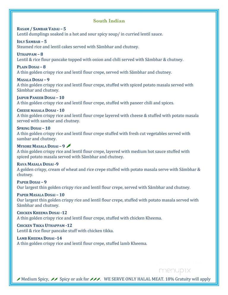 Moksha Kitchen - Duluth, GA menu_pic