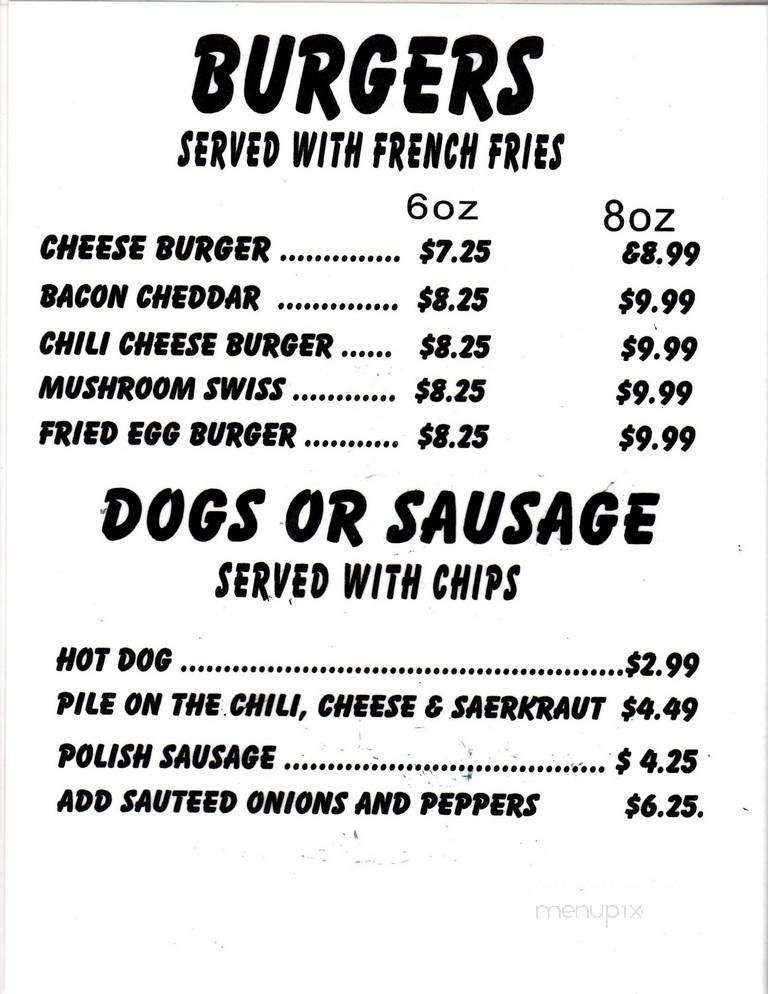 Mike's Break Room - Virginia Beach, VA menu_pic
